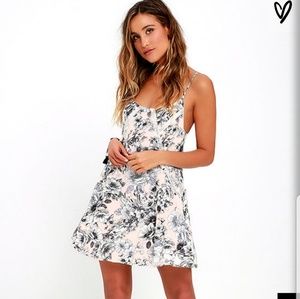 Lulu's floral print dress
